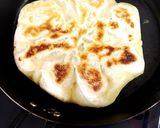 フライパン焼きチーズナン。チーズクルチャ作り方8写真