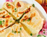フライパン焼きチーズナン。チーズクルチャ作り方9写真