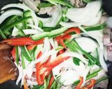 豚肉ピーマン糸コンのナンプラー炒め☆作り方3写真