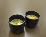 たまご1個で茶碗蒸し★きのこあんかけ作り方4写真