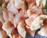 鶏胸肉とたけのこ・ふきのとうの春パスタ作り方1写真