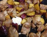 *鶏肉とさつまいもの照りマヨ焼き*作り方6写真