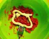 生サラミのたらこパスタ作り方2写真