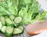 大好き具材で　簡単華やかポケットサンド作り方1写真