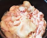 簡単☆とまらない鶏皮せんべい＋鶏油作り方3写真