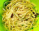 生サラミのたらこパスタ作り方5写真