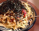 生サラミのたらこパスタ作り方7写真