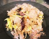 山海ぶしde梅焼きそば作り方6写真