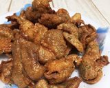 簡単☆とまらない鶏皮せんべい＋鶏油作り方7写真