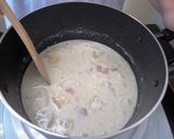 ベーコンとクリームチーズのスープ作り方4写真