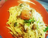 簡単美味しい梅しそエリンギパスタ^^作り方5写真