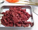 牛肉パプリカ炒め作り方1写真