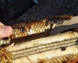 アリゲーターガーの丸焼き作り方3写真