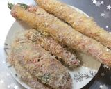 春の旬♡みずみずしいアスパラ肉巻きカツ作り方5写真