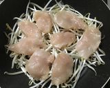 手抜きレシピ！もやしと鶏の蒸しポン作り方2写真