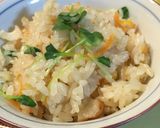 酢しょうがde炊き込みご飯作り方3写真