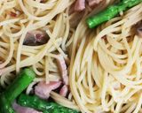 きのことベーコンドライトマトの春パスタ♥作り方9写真