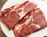 豚肩ロースかたまりの生姜煮作り方1写真
