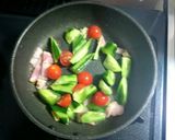 きゅうりとトマトの中華炒め作り方3写真
