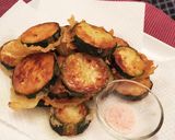 ズッキーニの焼き天ぷら(天ぷら粉)作り方10写真
