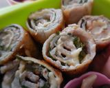 梅大葉チーズで☆くるくる豚ロース焼き作り方7写真