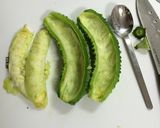 沖縄県産野菜でゴーヤのピザトースト作り方1写真