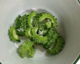 沖縄県産野菜でゴーヤのピザトースト作り方2写真