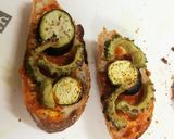 沖縄県産野菜でゴーヤのピザトースト作り方6写真