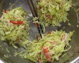 お弁当におつまみに☆キャベツの三角春巻き作り方15写真
