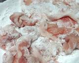 豚肉の唐揚げ　山海ぶしのせ作り方1写真