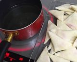 お弁当におつまみに☆キャベツの三角春巻き作り方23写真