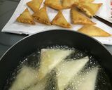 お弁当におつまみに☆キャベツの三角春巻き作り方25写真