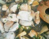鶏胸肉とたけのこ・ふきのとうの春パスタ作り方9写真
