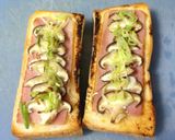 岐阜名物、ほうば味噌風トースト作り方5写真