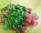 1分★混ぜるだけ【マグロの三葉納豆】作り方2写真