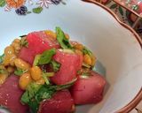1分★混ぜるだけ【マグロの三葉納豆】作り方3写真