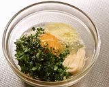 簡単お弁当✿春キャベツのチーズオムレツ作り方1写真