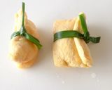 お弁当や副菜に☆四角い卵きんちゃく作り方5写真
