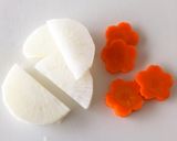 お弁当や副菜に☆四角い卵きんちゃく作り方1写真
