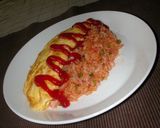 電子レンジでパパット簡単オムライス作り方2写真