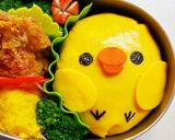 簡単 キャラ弁 ✾ ぴよぴよオムライス作り方8写真
