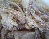 糖質制限♪イカのおから焼き♪作り方3写真