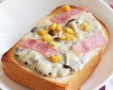 風味最高☆きのこクリームトースト作り方4写真