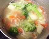 下仁田ネギで野菜ポタージュ♡作り方3写真