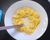 簡単デコ☆ふわふわ卵のオープンオムライス作り方4写真