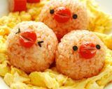 簡単デコ☆ふわふわ卵のオープンオムライス作り方5写真