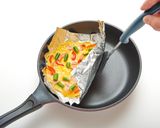 簡単朝ごはん！具だくさんオムレツ作り方4写真