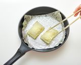 朝ごはんに!食パンで焼きカレーパン作り方3写真