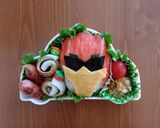 幼稚園キャラ弁☆ジュウオウイーグル作り方5写真
