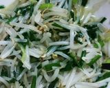 揚げ干しえび入り＊香ばしにらもやし作り方3写真